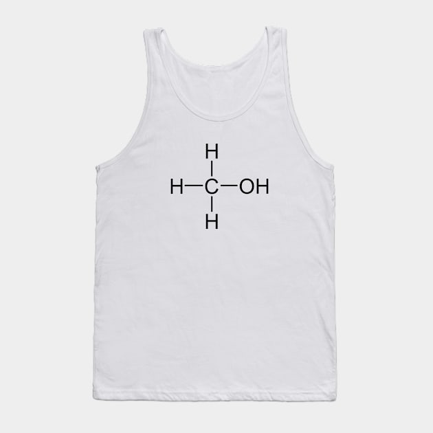 Methanol CH3OH CH4O Tank Top by Zeeph